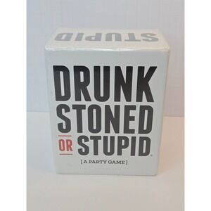 Drunk Stoned Or Stupid Party Game- 250 Cards NEW Sealed 17+